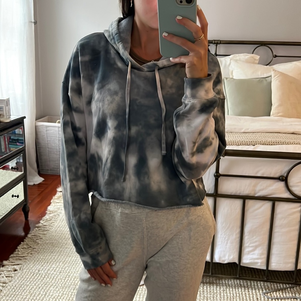 Tipsy Tie Dye Cropped Sweatshirt